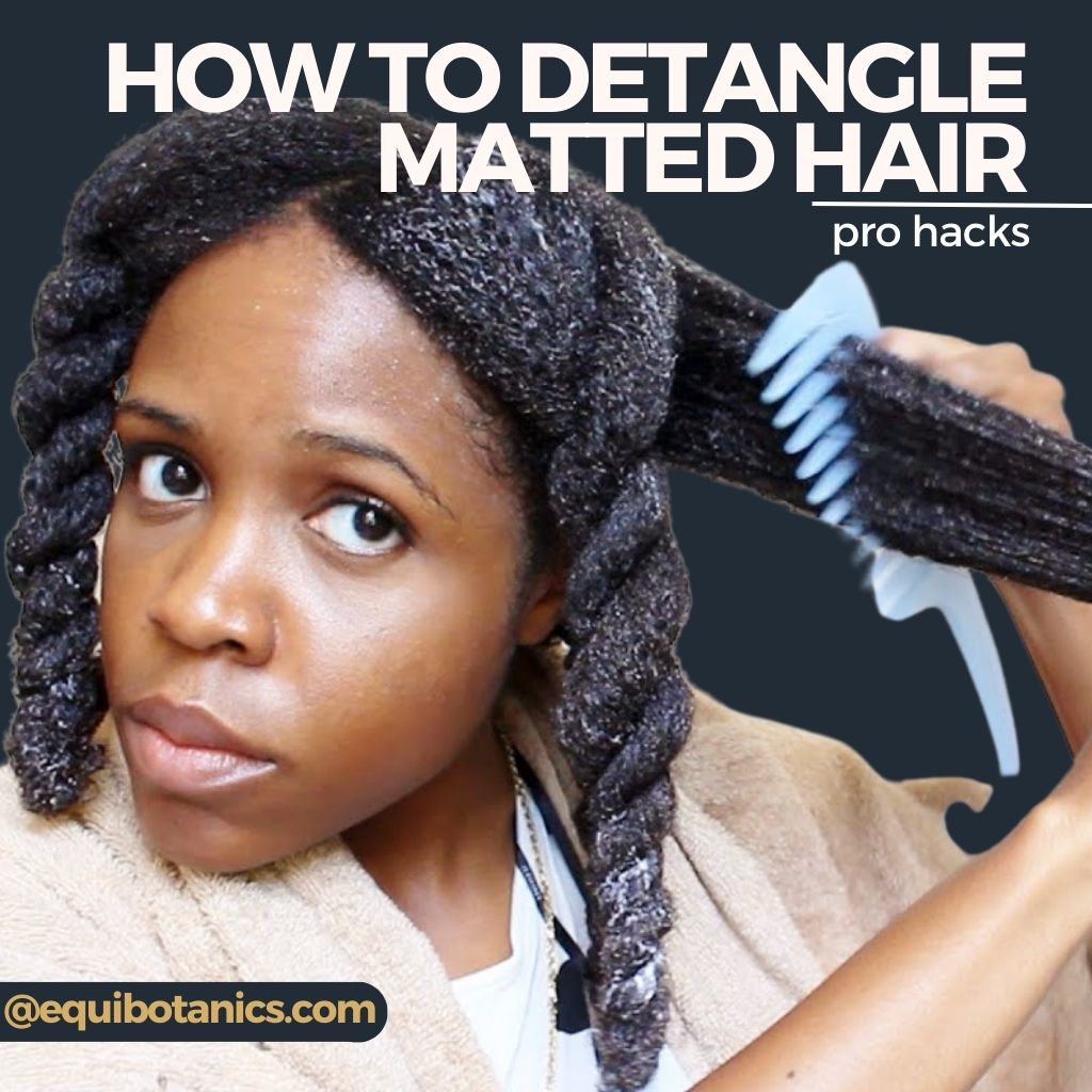 detangling matted hair
